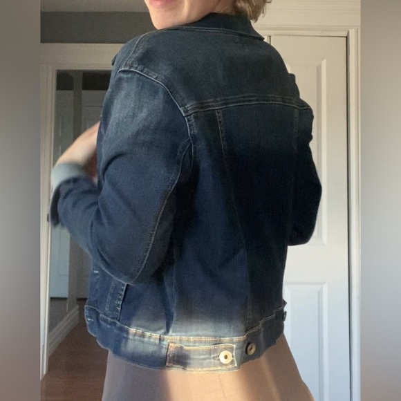 Mavi Gold Cropped Mid-Wash Soft Denim Jacket - Picture 7 of 7